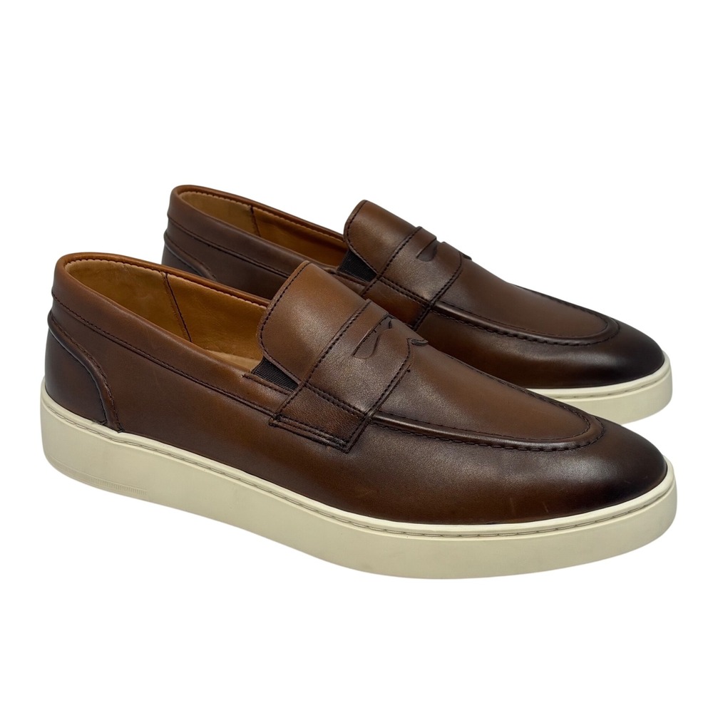 Allen Edmonds Mens Randolph Leather Penny Loafer Sneaker Size 8.5 D Brown 7458